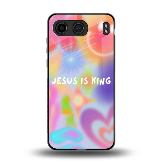 Jesus Is King back phone cover | glass case for oneplus nord 4
