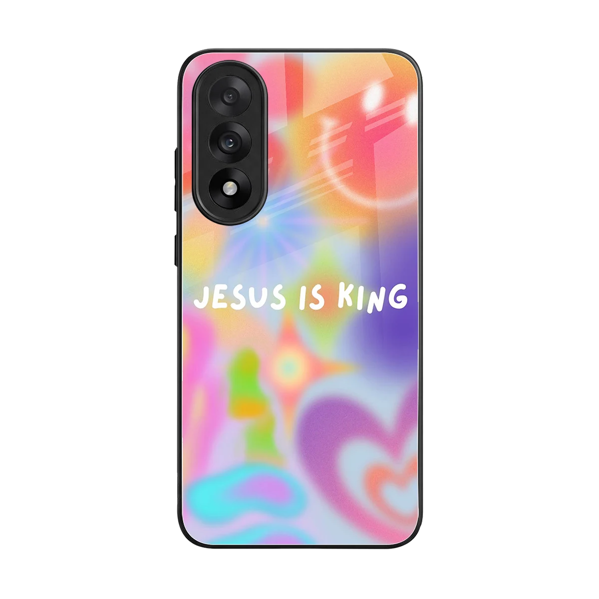 Jesus Is King back phone cover | glass case for oneplus nord 5