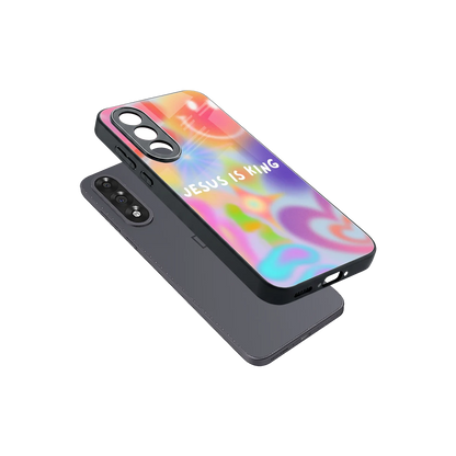 Jesus Is King sleek oneplus nord 5 cover with tempered glass back and TPU edges