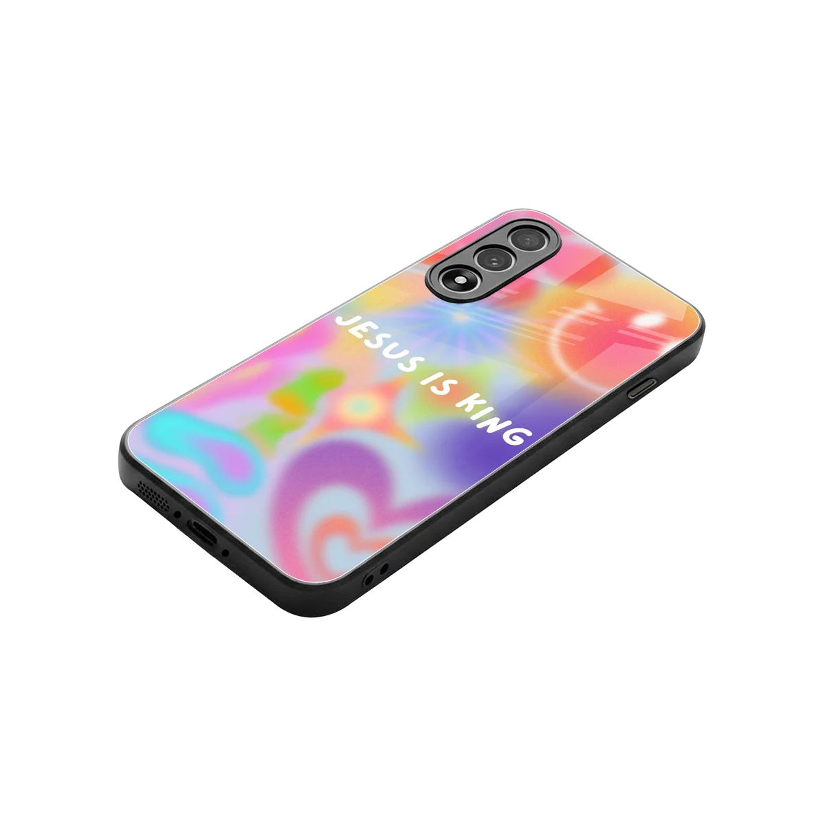 Jesus Is King stylish phone case for oneplus nord 5 | glossy glass and slim fit