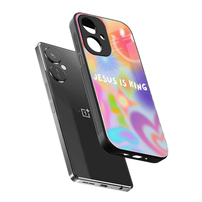 Jesus Is King sleek oneplus nord ce 3 cover with tempered glass back and TPU edges