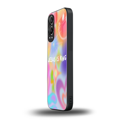 Jesus Is King oneplus nord ce 4 lite mobile cover | shockproof glass phone case