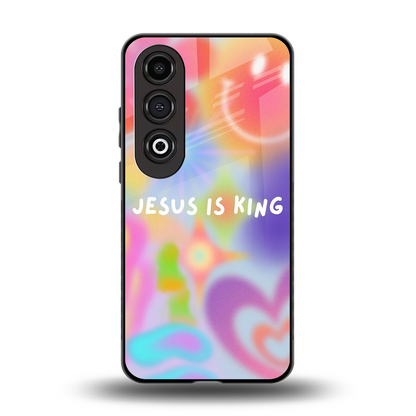 Jesus Is King back phone cover | glass case for oneplus nord ce 4