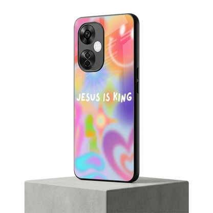 Jesus Is King oneplus nord ce 3 lite mobile cover | shockproof glass phone case