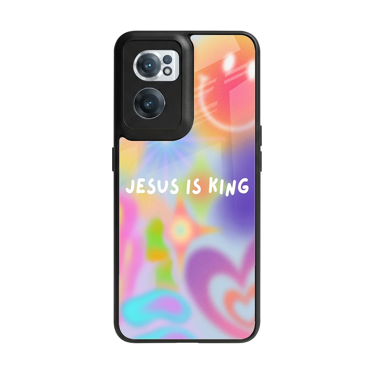 Jesus Is King back phone cover | glass case for oneplus nord ce 2