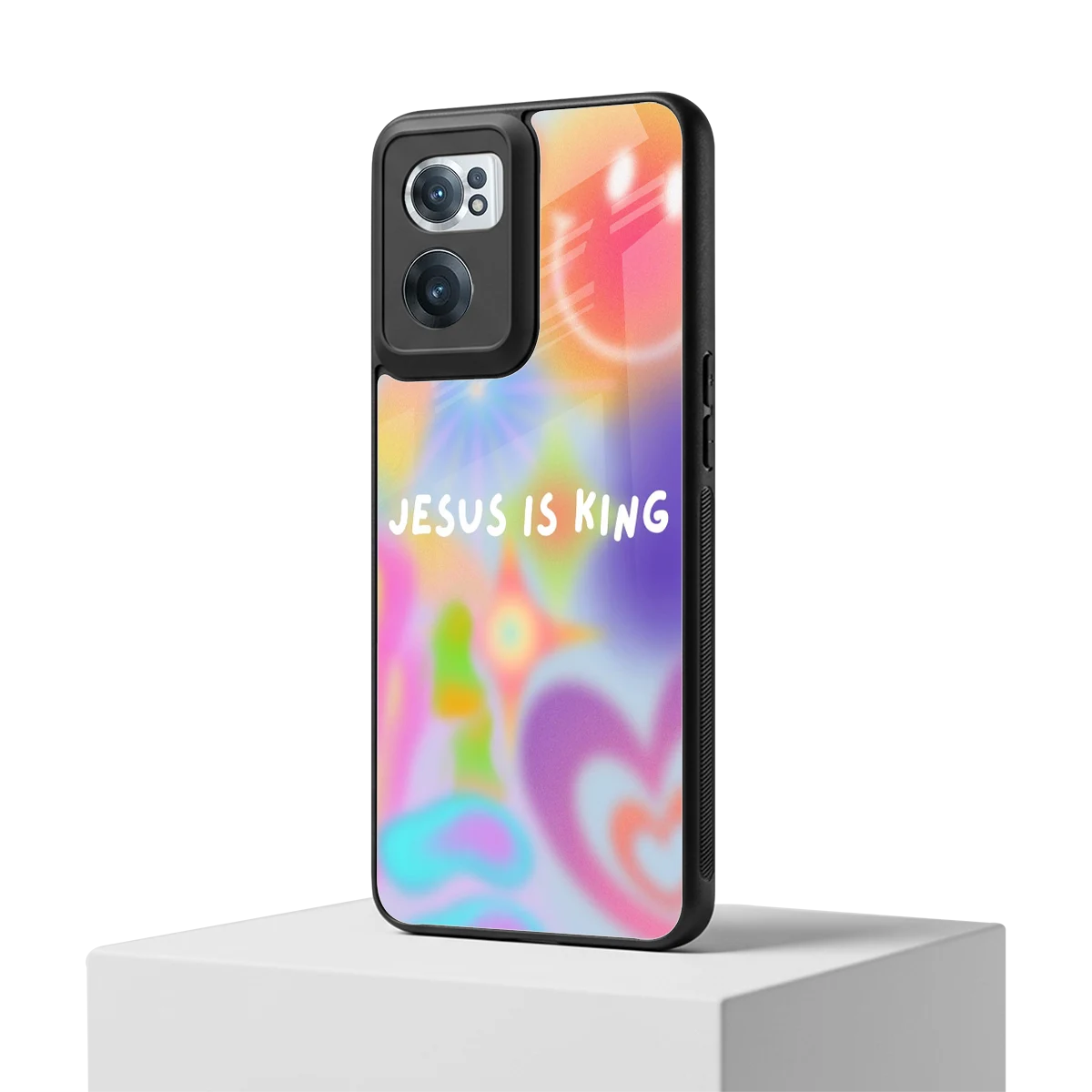 Jesus Is King oneplus nord ce 2 mobile cover | shockproof glass phone case
