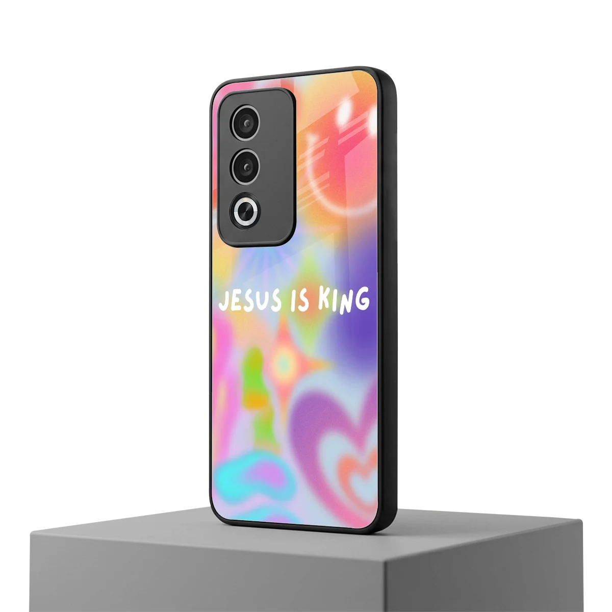 Jesus Is King oppo a3 pro mobile cover | shockproof glass phone case