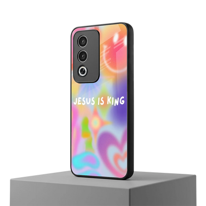 Jesus Is King oppo a3 pro mobile cover | shockproof glass phone case