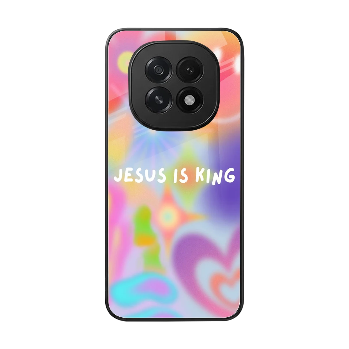 Jesus Is King back phone cover | glass case for oppo f29 5g