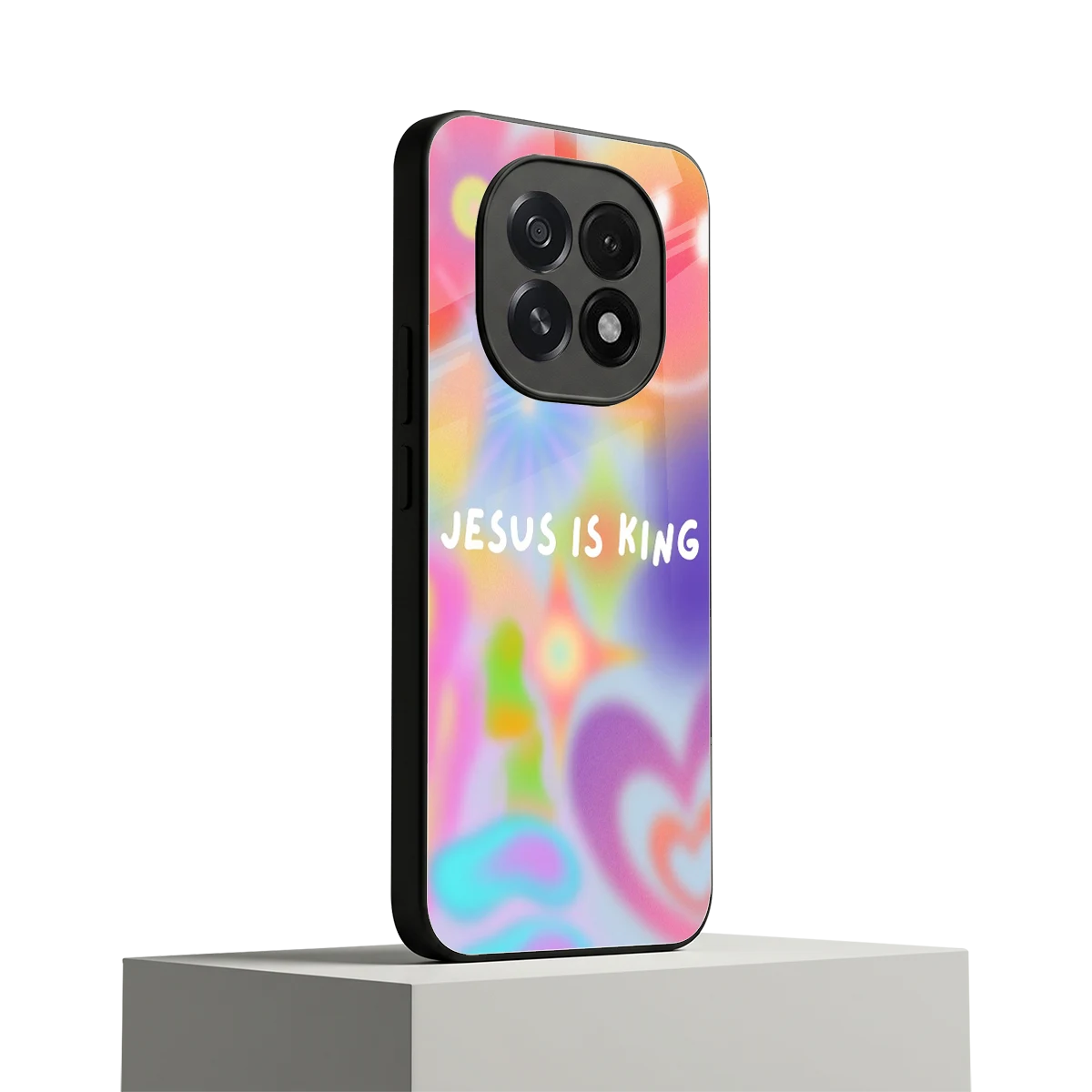 Jesus Is King oppo f29 5g mobile cover | shockproof glass phone case