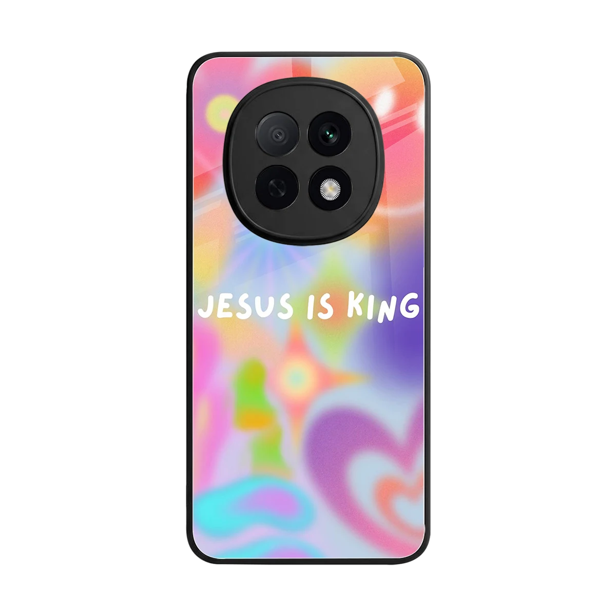 Jesus Is King back phone cover | glass case for oppo f29 pro 5g