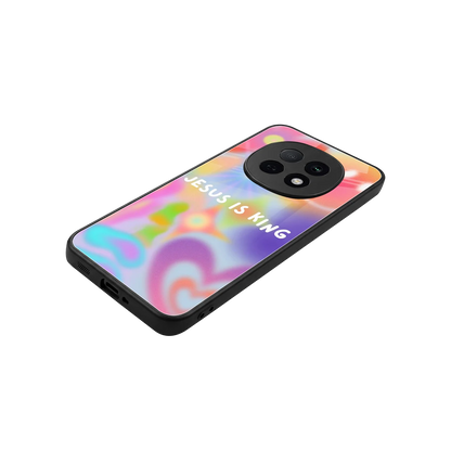 Jesus Is King stylish phone case for oppo f29 pro 5g | glossy glass and slim fit