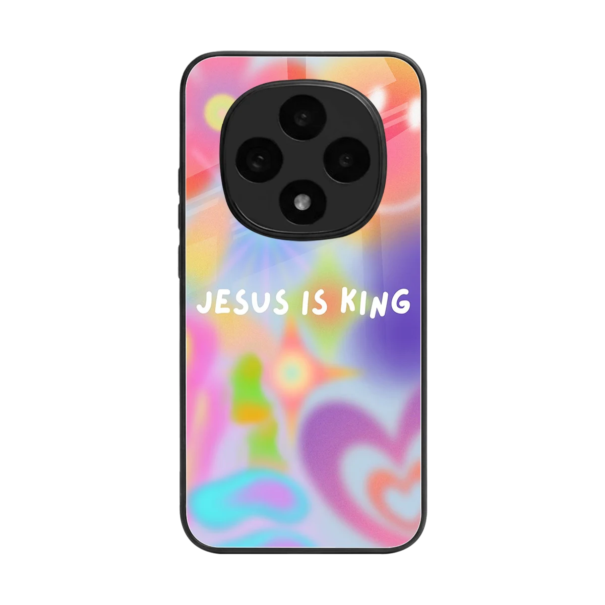 Jesus Is King back phone cover | glass case for oppo f31 pro 5g