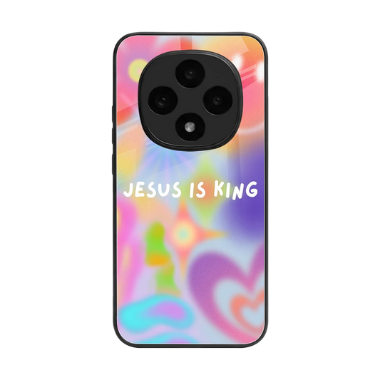 Jesus Is King back phone cover | glass case for oppo f31 pro 5g