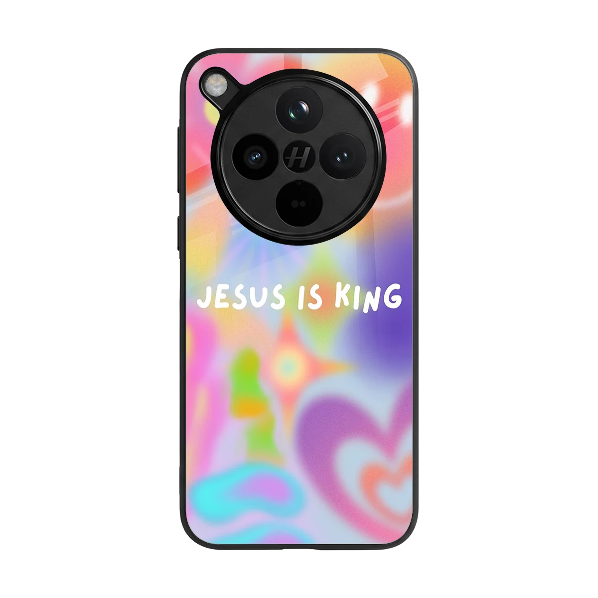 Jesus Is King back phone cover | glass case for oppo find x8