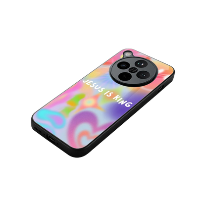 Jesus Is King stylish phone case for oppo find x8 | glossy glass and slim fit