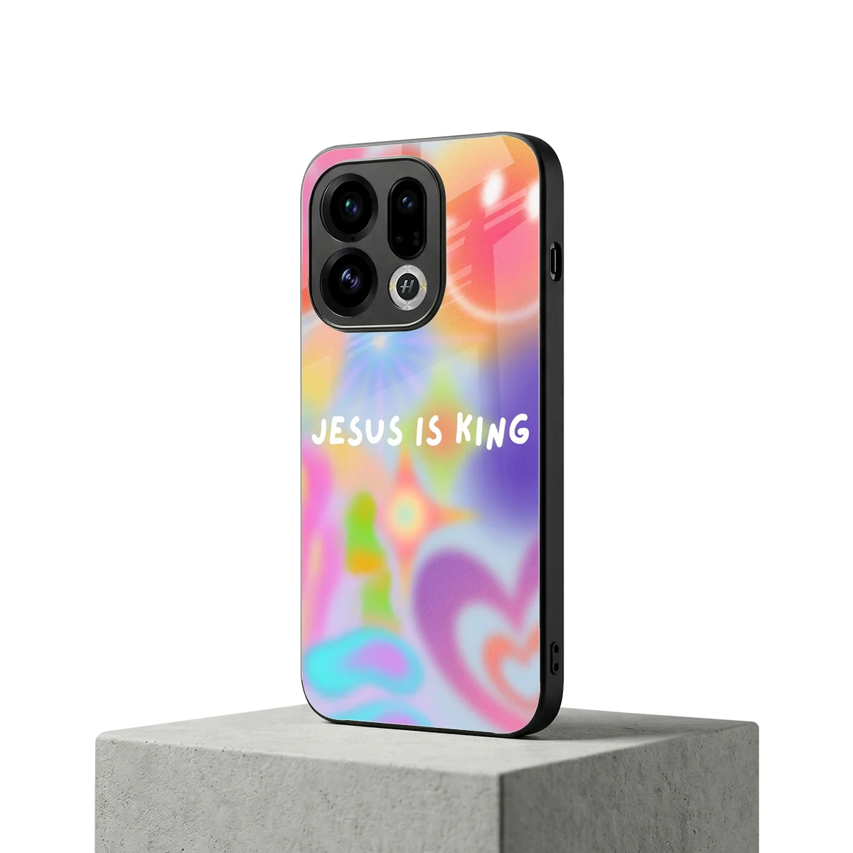 Jesus Is King oppo find x9 mobile cover | shockproof glass phone case