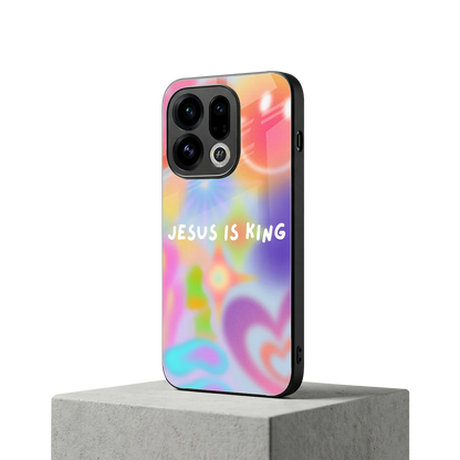 Jesus Is King oppo find x9 mobile cover | shockproof glass phone case