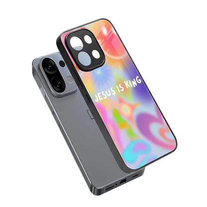 Jesus Is King sleek oppo k13 5g cover with tempered glass back and TPU edges