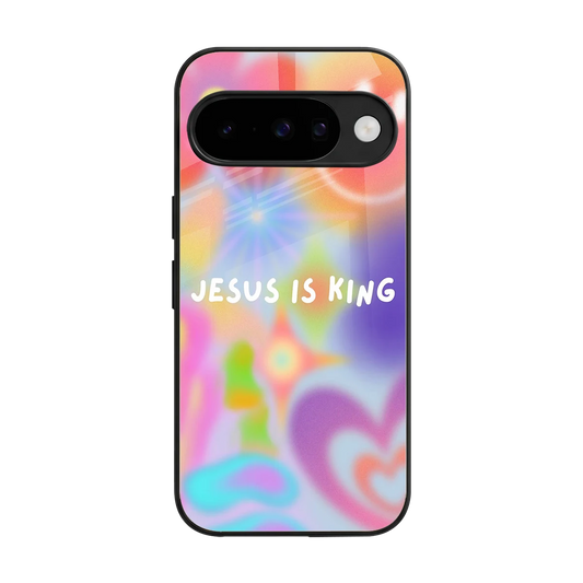 Jesus Is King back phone cover | glass case for google pixel 10