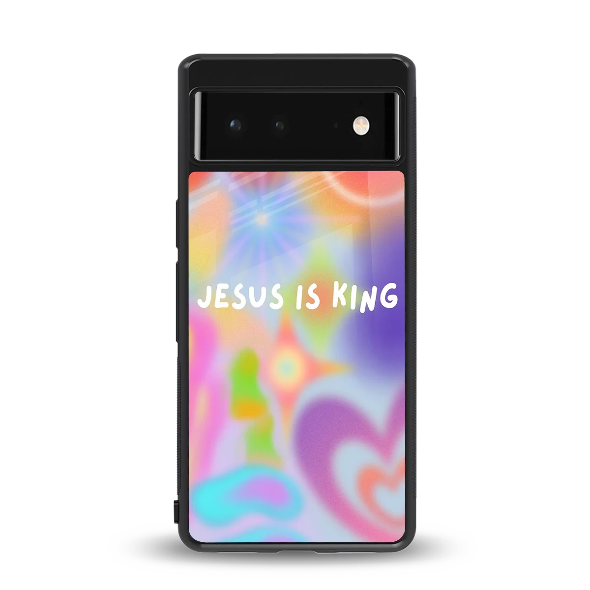 Jesus Is King back phone cover | glass case for google pixel 6