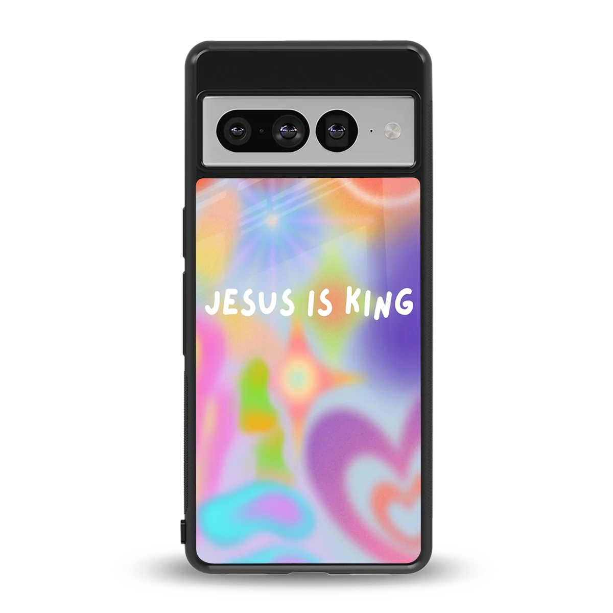 Jesus Is King back phone cover | glass case for google pixel 7 pro