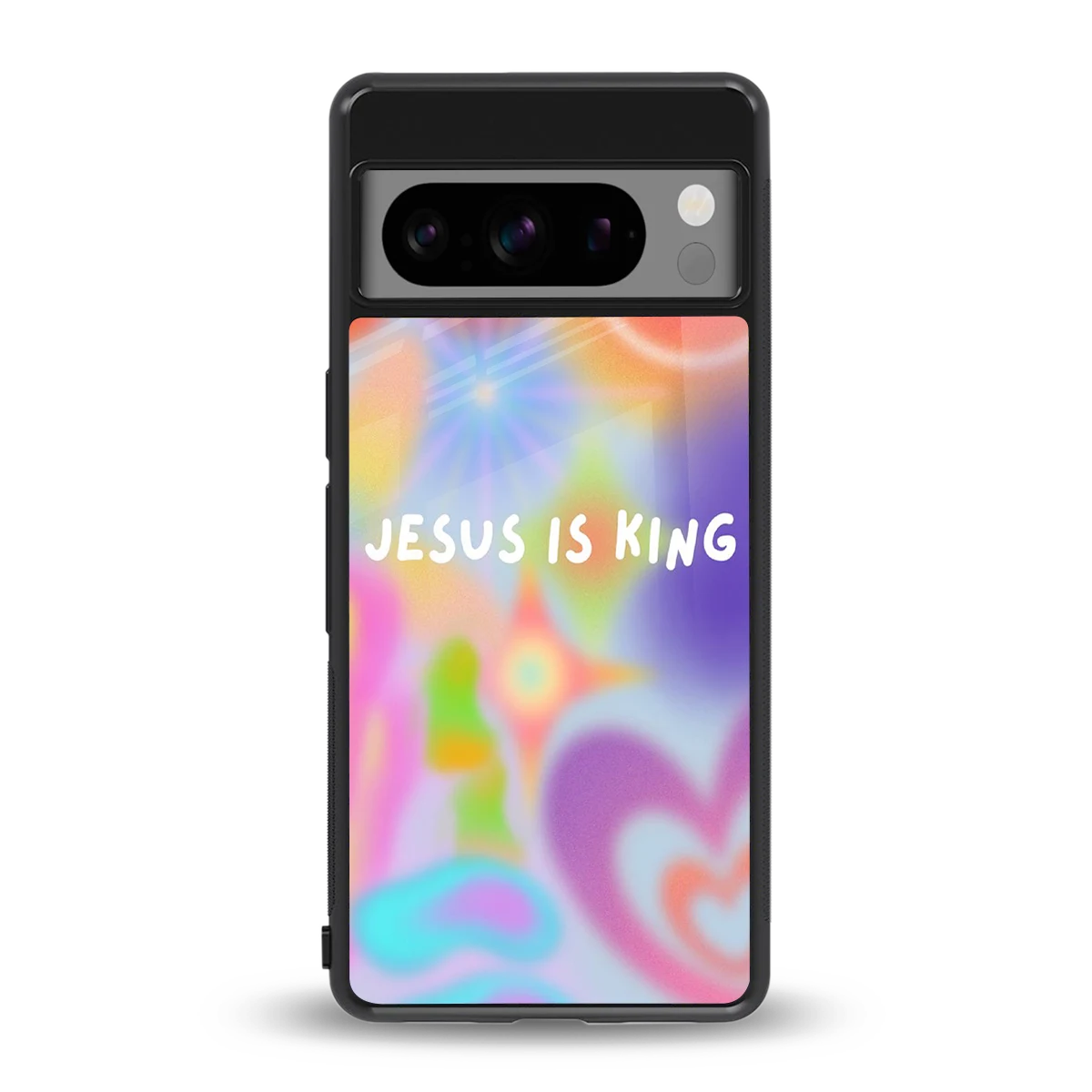 Jesus Is King back phone cover | glass case for google pixel 8 pro