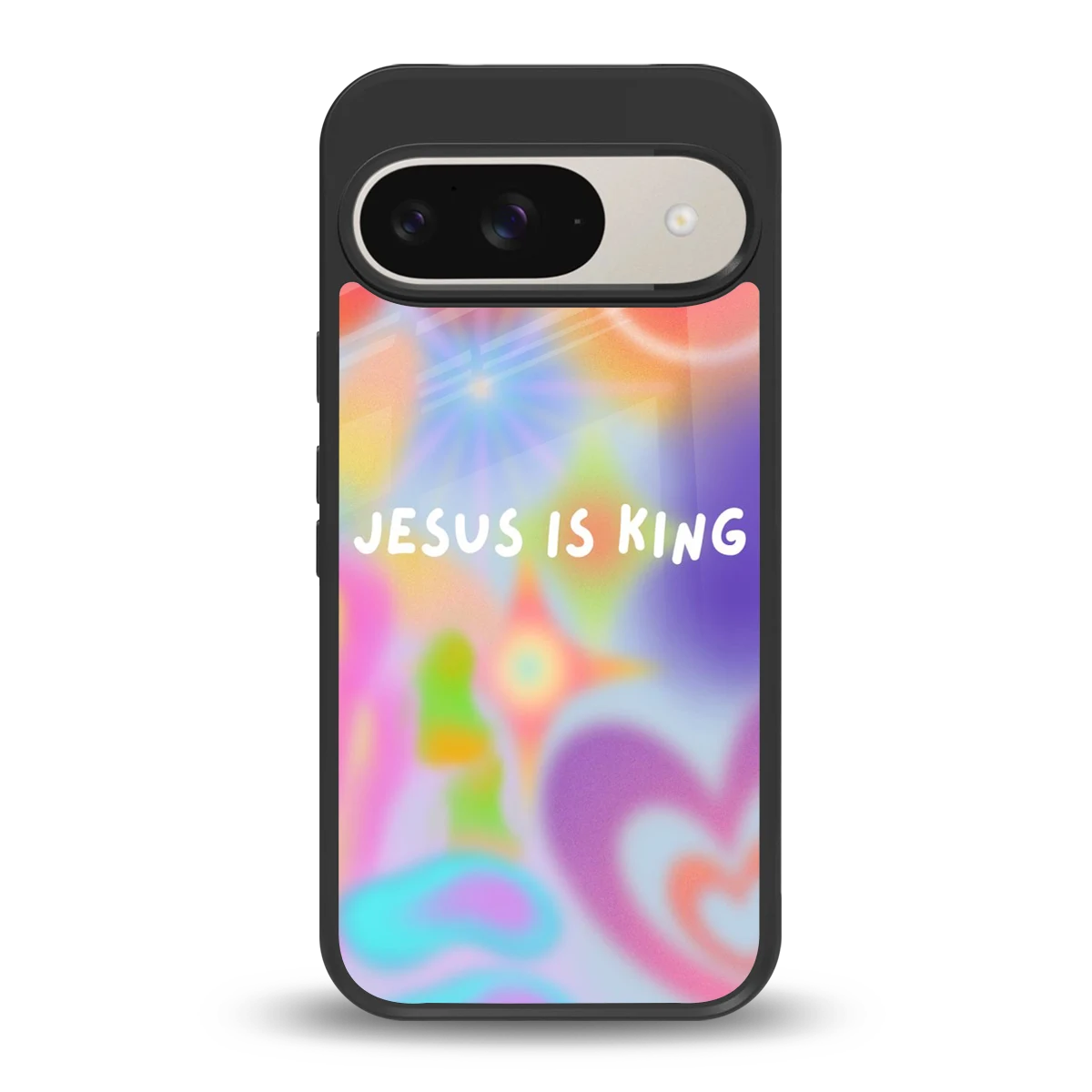 Jesus Is King back phone cover | glass case for google pixel 9