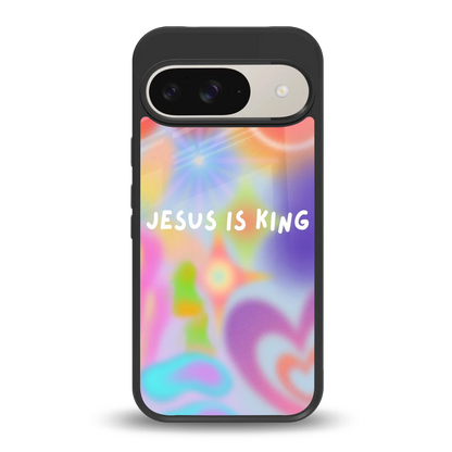 Jesus Is King back phone cover | glass case for google pixel 9