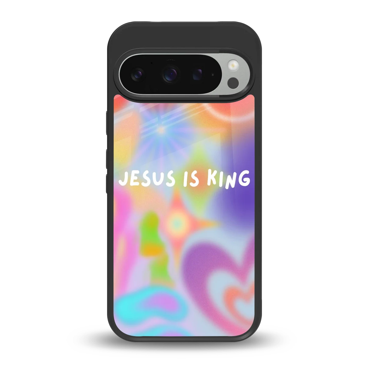 Jesus Is King back phone cover | glass case for google pixel 9 pro xl