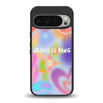 Jesus Is King back phone cover | glass case for google pixel 9 pro xl