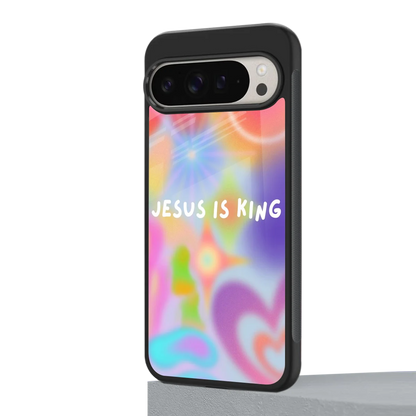 Jesus Is King google pixel 9 pro mobile cover | shockproof glass phone case