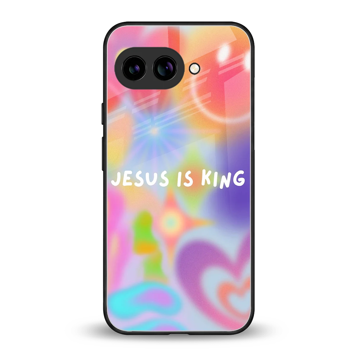 Jesus Is King back phone cover | glass case for google pixel 10a