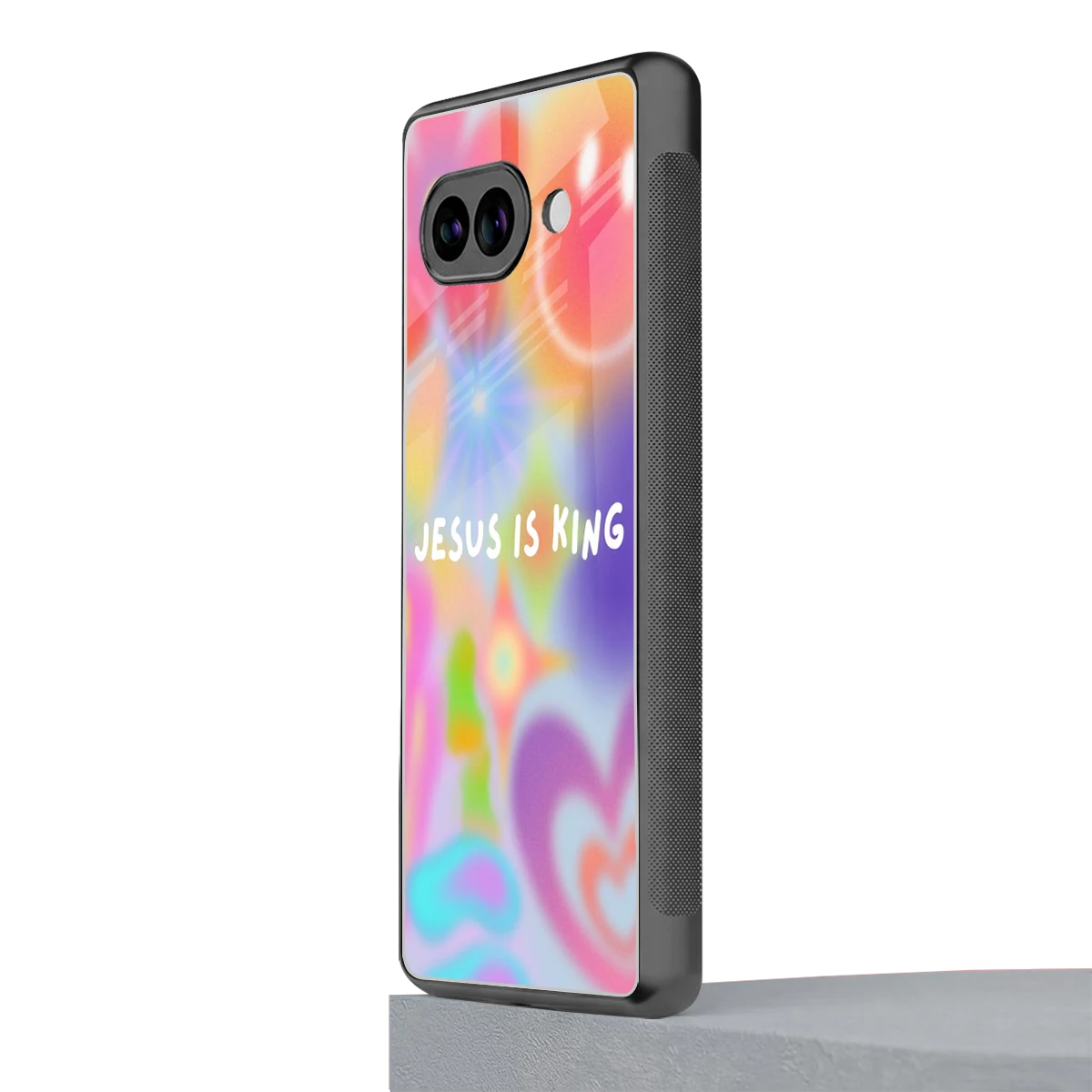 Jesus Is King google pixel 10a mobile cover | shockproof glass phone case