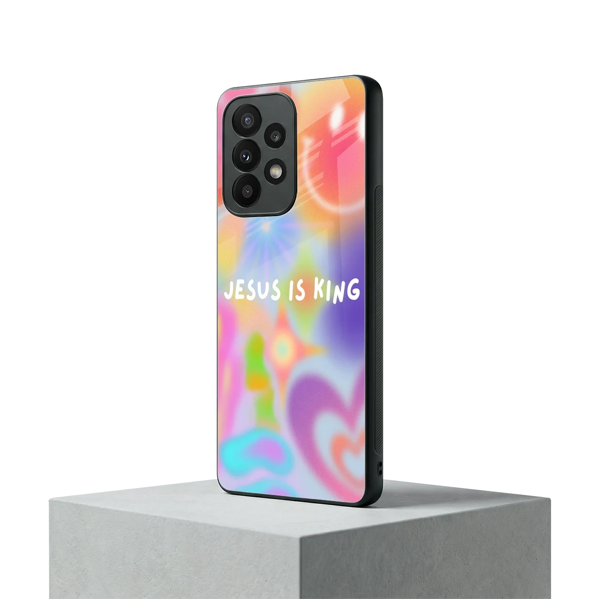 Jesus Is King samsung galaxy a23 mobile cover | shockproof glass phone case