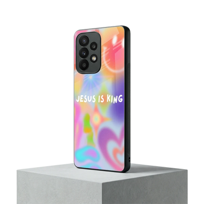 Jesus Is King samsung galaxy a23 mobile cover | shockproof glass phone case