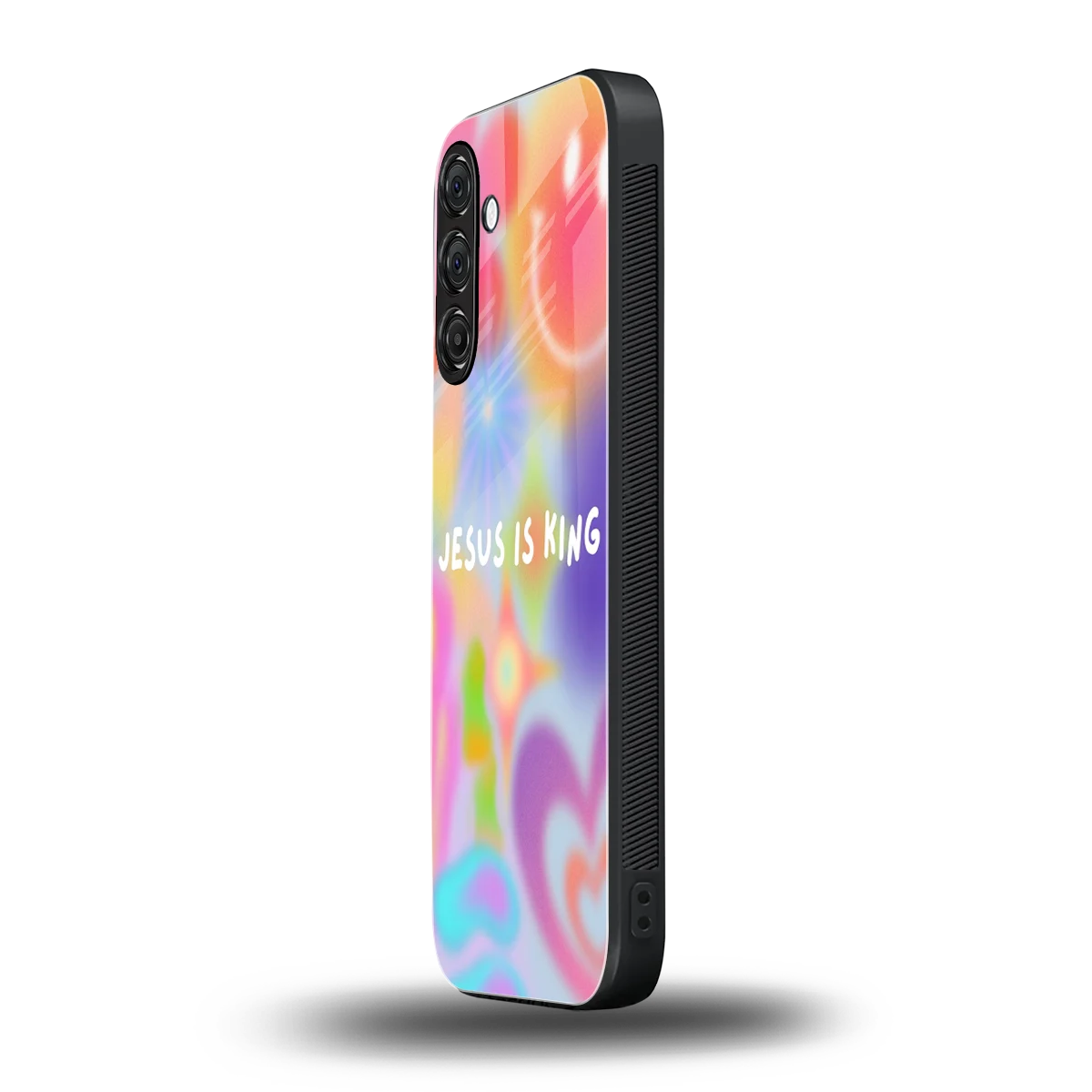 Jesus Is King samsung galaxy a55 5g mobile cover | shockproof glass phone case