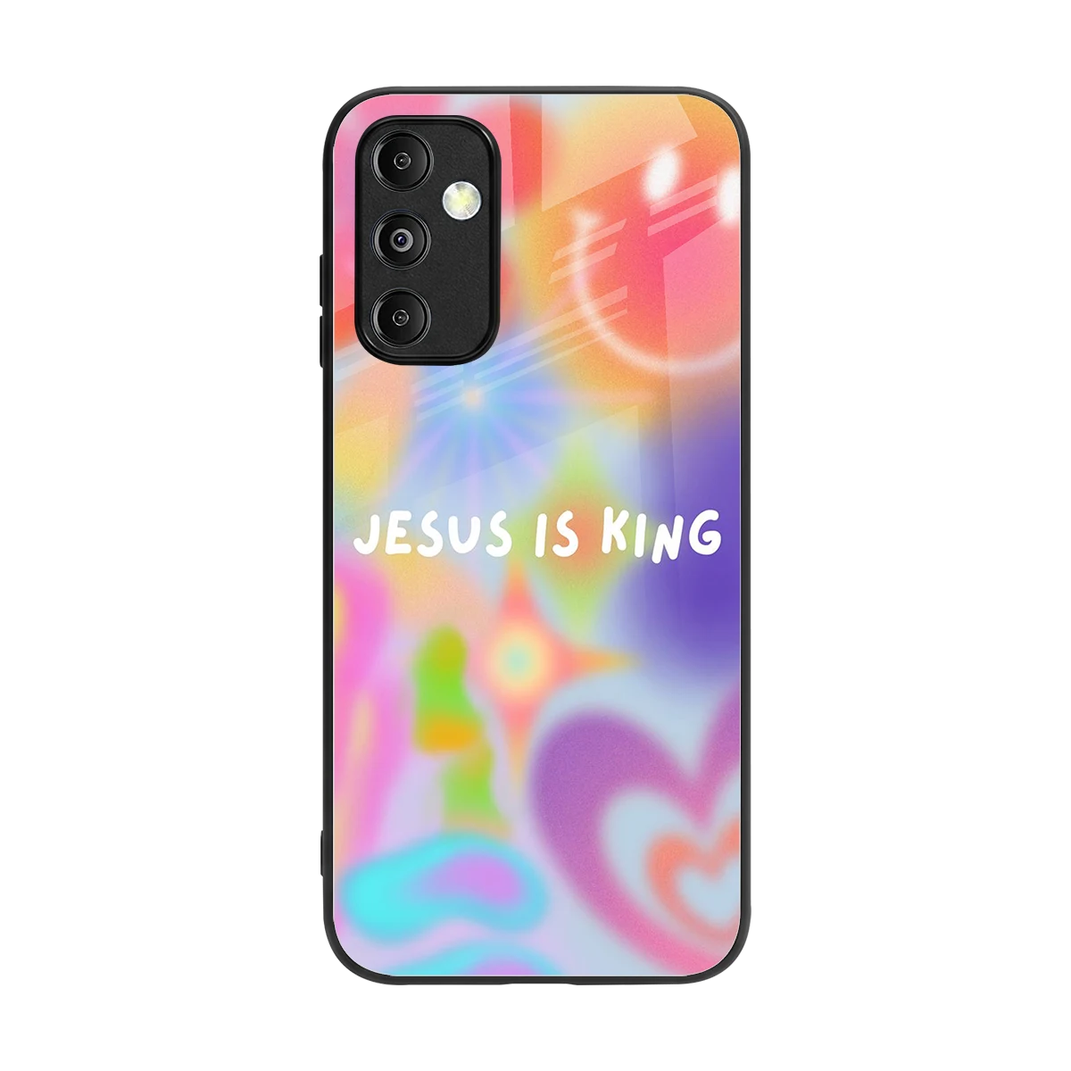 Jesus Is King back phone cover | glass case for samsung galaxy m14 5g