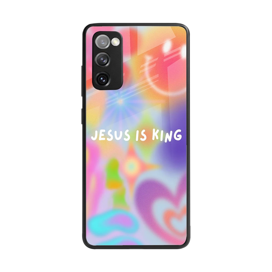 Jesus Is King back phone cover | glass case for samsung galaxy s20 fe