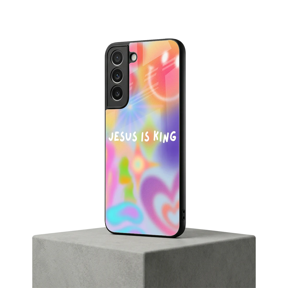 Jesus Is King samsung galaxy s22 mobile cover | shockproof glass phone case