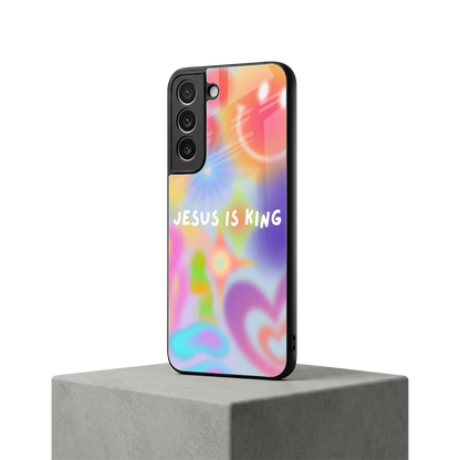 Jesus Is King samsung galaxy s22 mobile cover | shockproof glass phone case