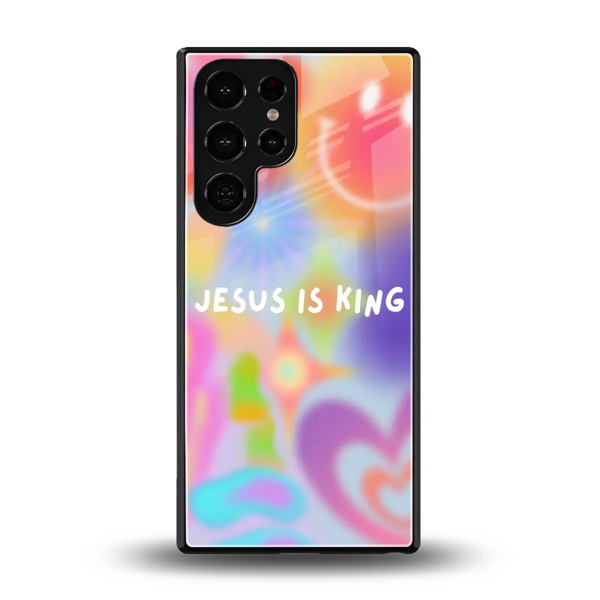Jesus Is King back phone cover | glass case for samsung galaxy s25 ultra