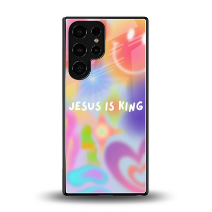 Jesus Is King back phone cover | glass case for samsung galaxy s25 ultra