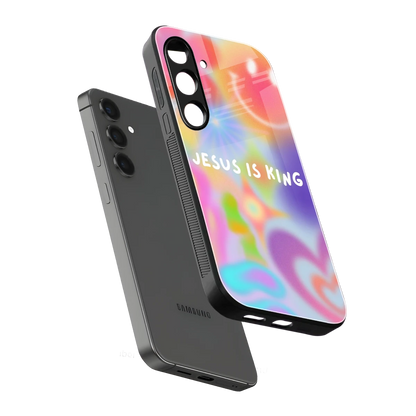 Jesus Is King sleek samsung galaxy s23 plus cover with tempered glass back and TPU edges