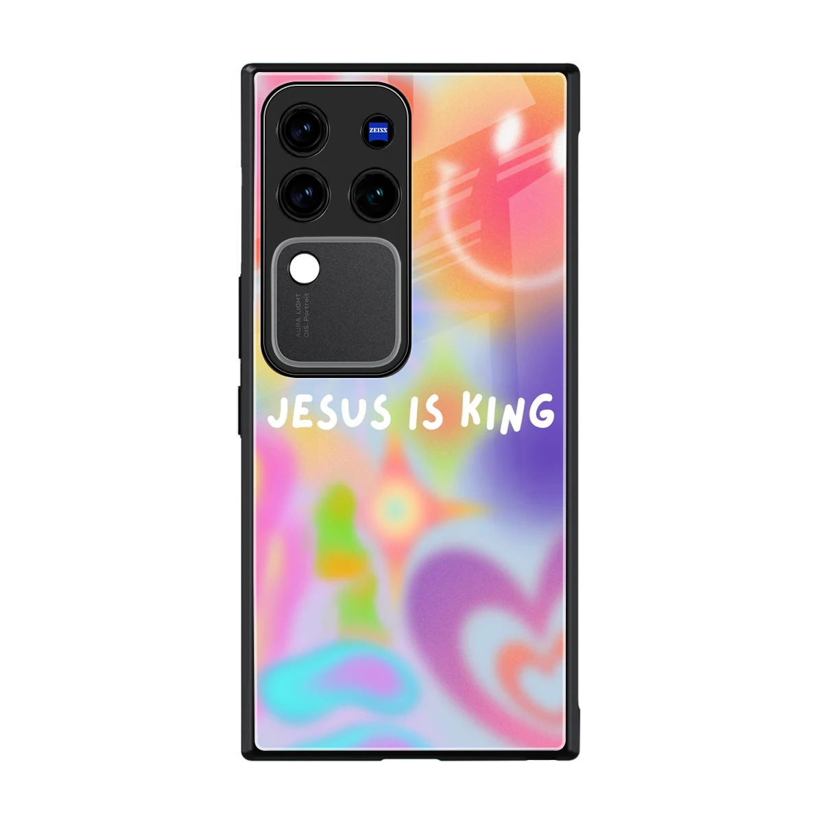 Jesus Is King back phone cover | glass case forvivo v30 pro