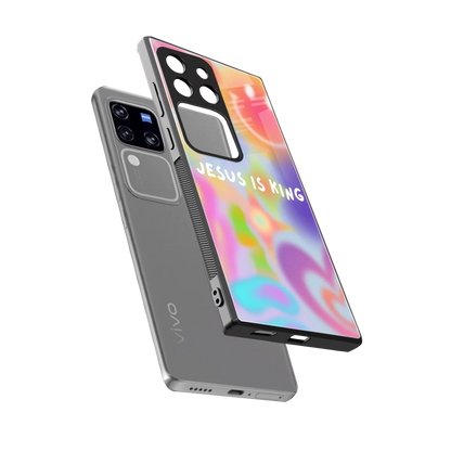 Jesus Is King sleekvivo v30 pro cover with tempered glass back and TPU edges