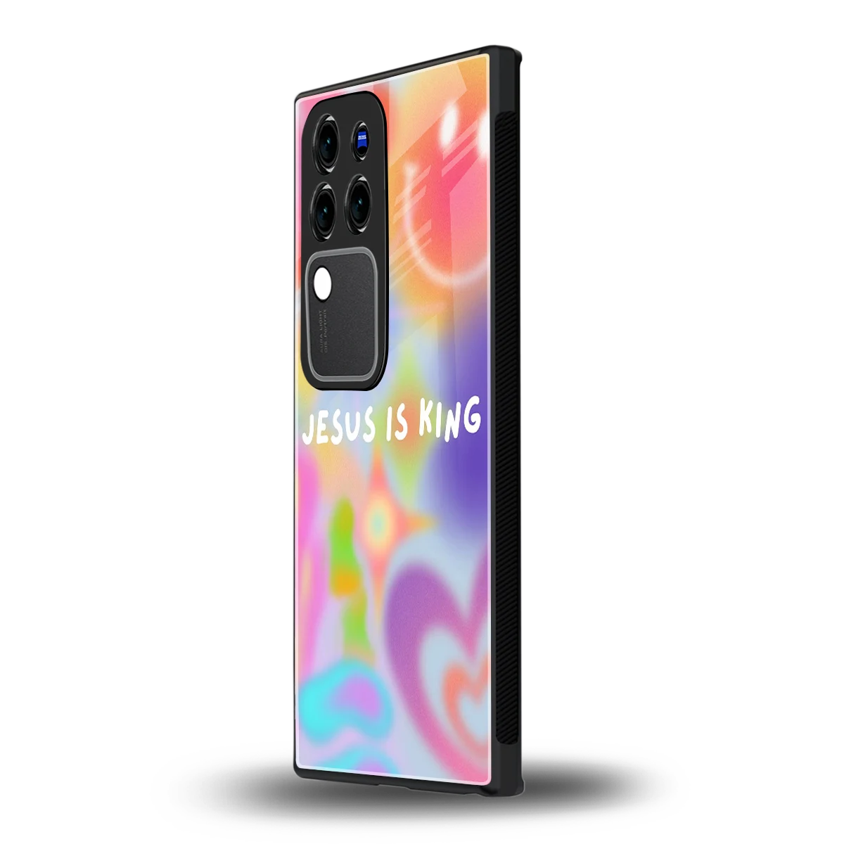 Jesus Is Kingvivo v30 pro mobile cover | shockproof glass phone case