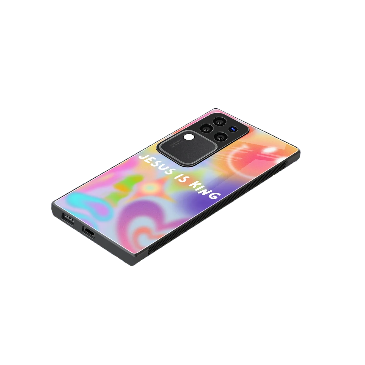 Jesus Is King stylish phone case forvivo v30 pro | glossy glass and slim fit
