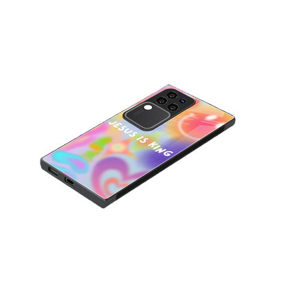 Jesus Is King stylish phone case forvivo v30 pro | glossy glass and slim fit