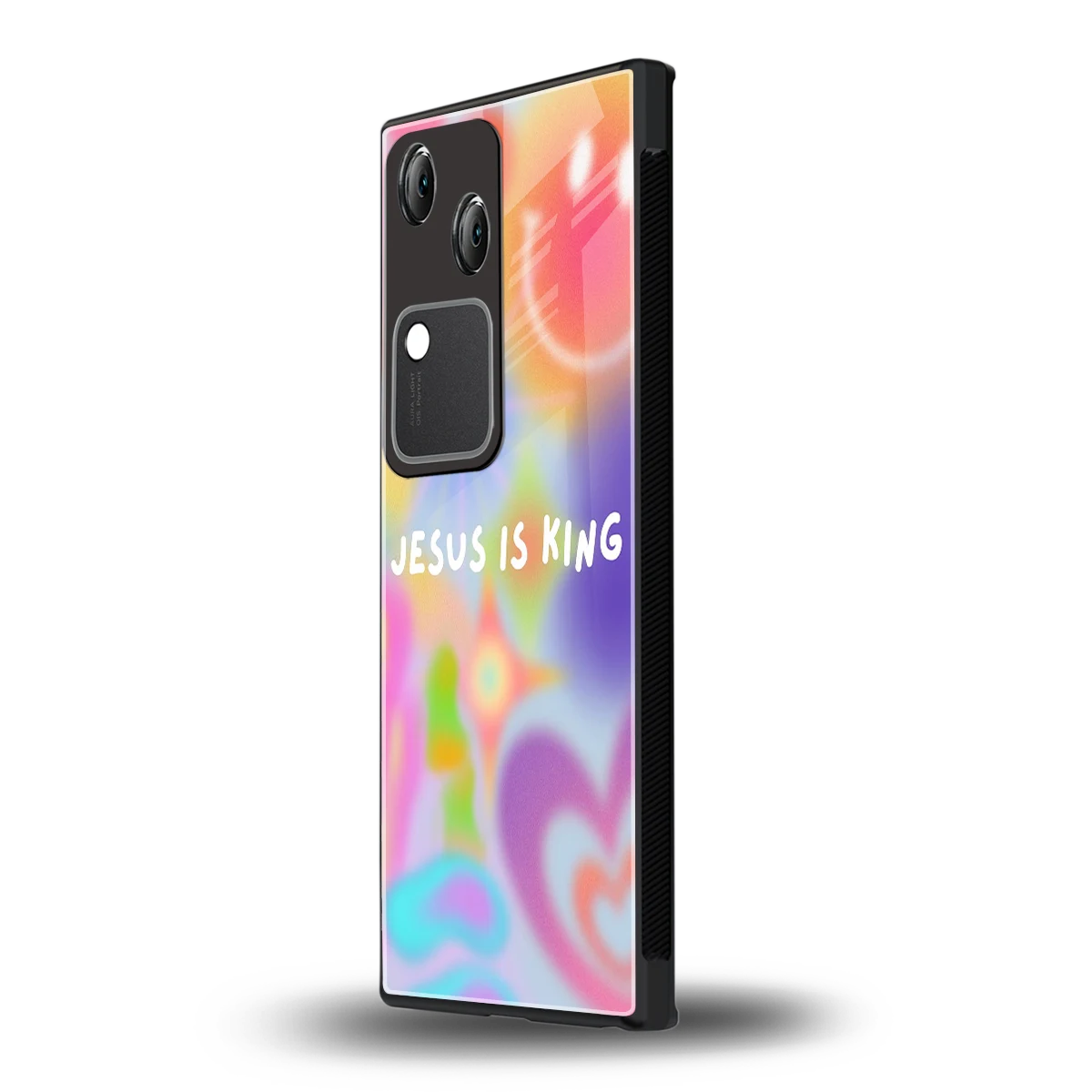Jesus Is King vivo v30 mobile cover | shockproof glass phone case